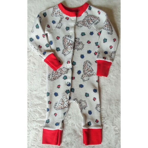 Gerber Other - pajama small 13 to 19 pounds Vintage Gerber Cheetah thermal sleeper  Infant